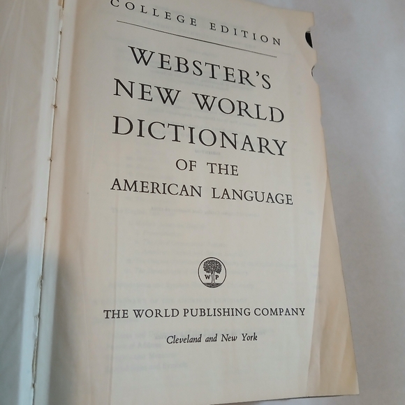 Vintage Webster's new world dictionary - Picture 4 of 9